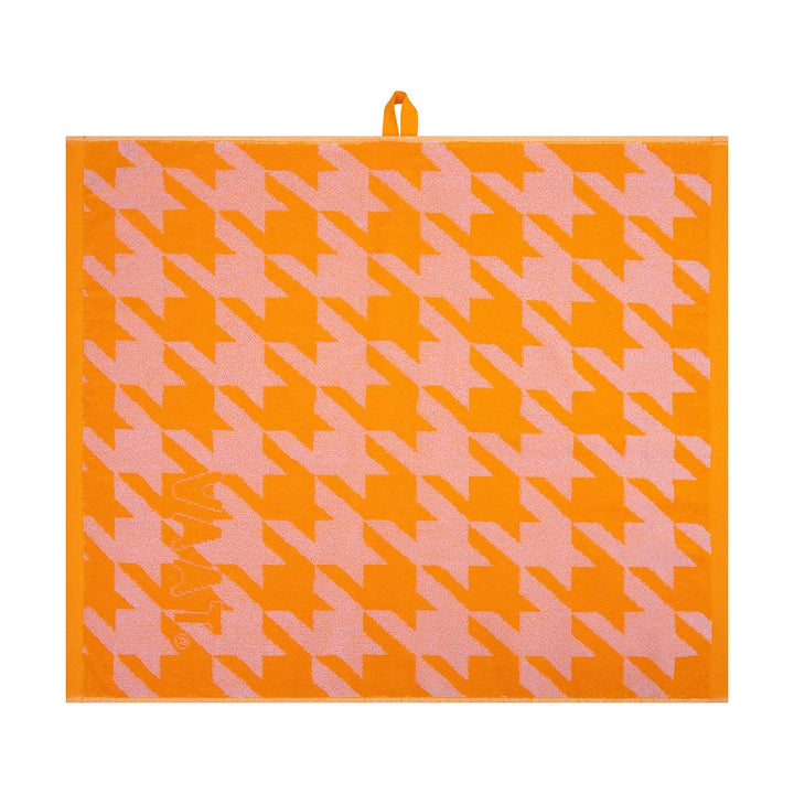 Geschenkset Geschirrtücher - Hahnentritt rosa/orange