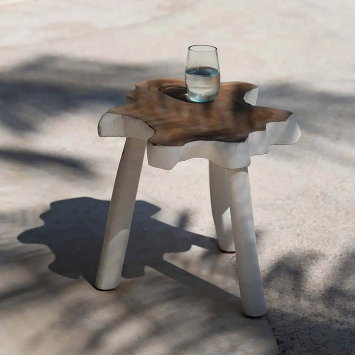 ORGANIC Beistelltisch - Teakholz Natur