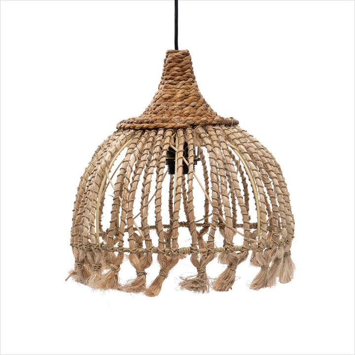 ABACA TASSEL Lampenschirm - Natur S