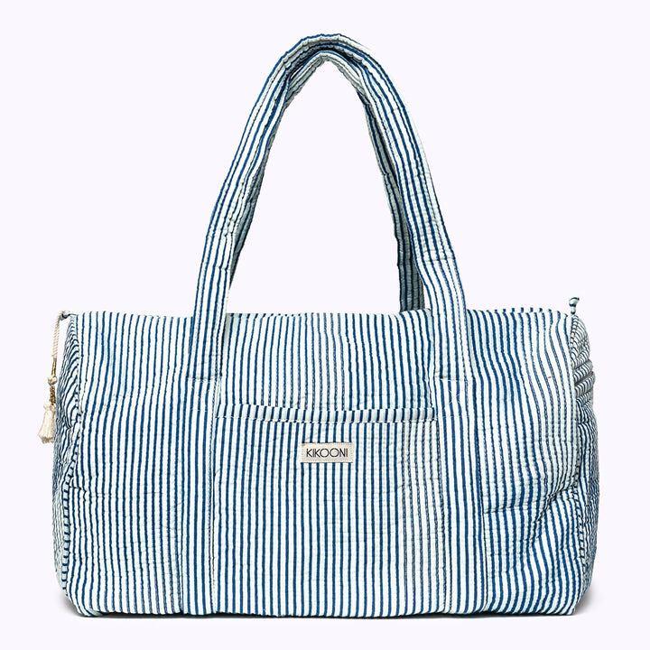 handgemachte große Baumwolltasche SEASIDE - Sporttasche - Strandtasche - Wochenendtasche