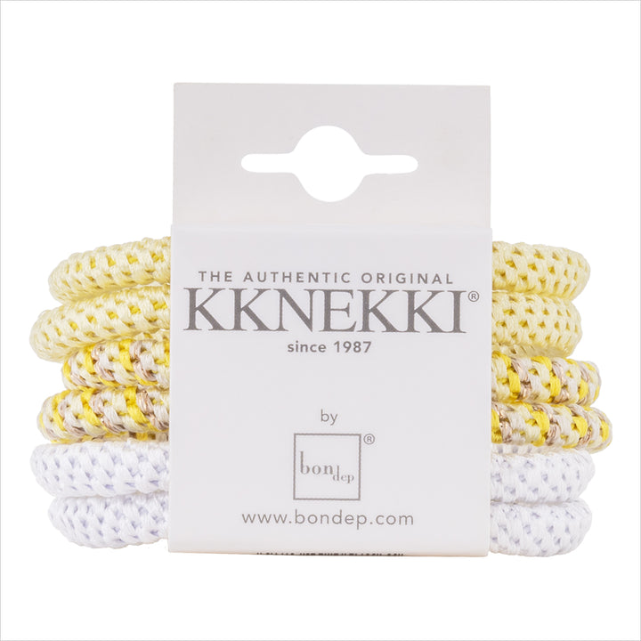 KKNEKKI Gelb-Weiß - 6er Slim Bundle 16 (161)