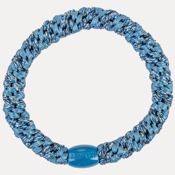 KKNEKKI Dusty Blue Navy Glitter Stripe (416)
