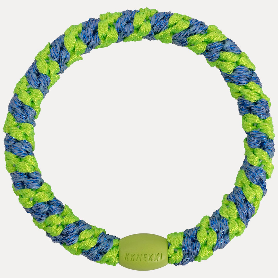 KKNEKKI Stripe Lime-Green Ocean Glitter (612)
