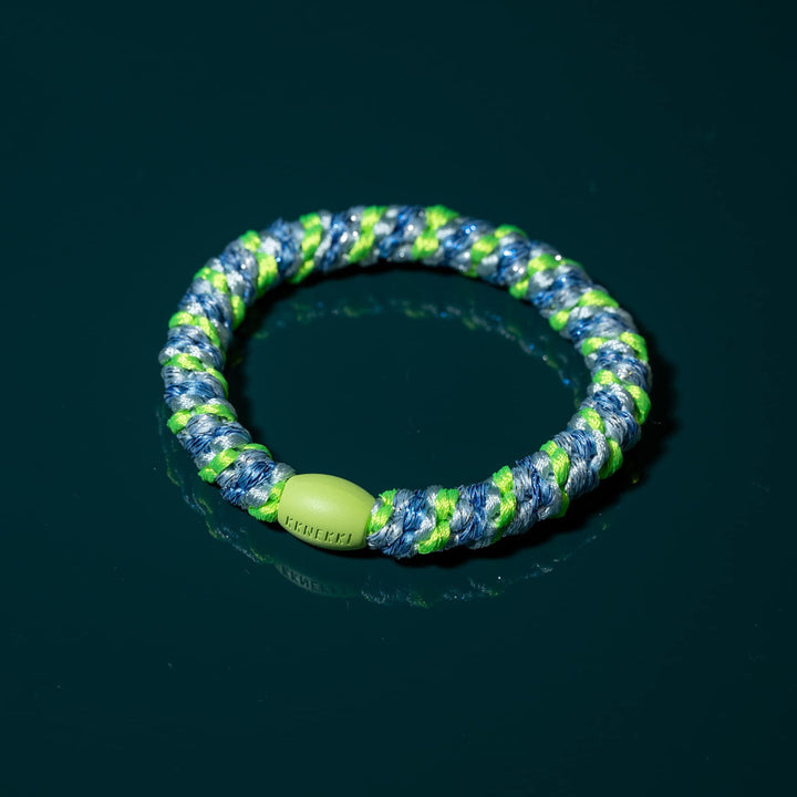 KKNEKKI Stripe Lime-Green Ocean Glitter (612)