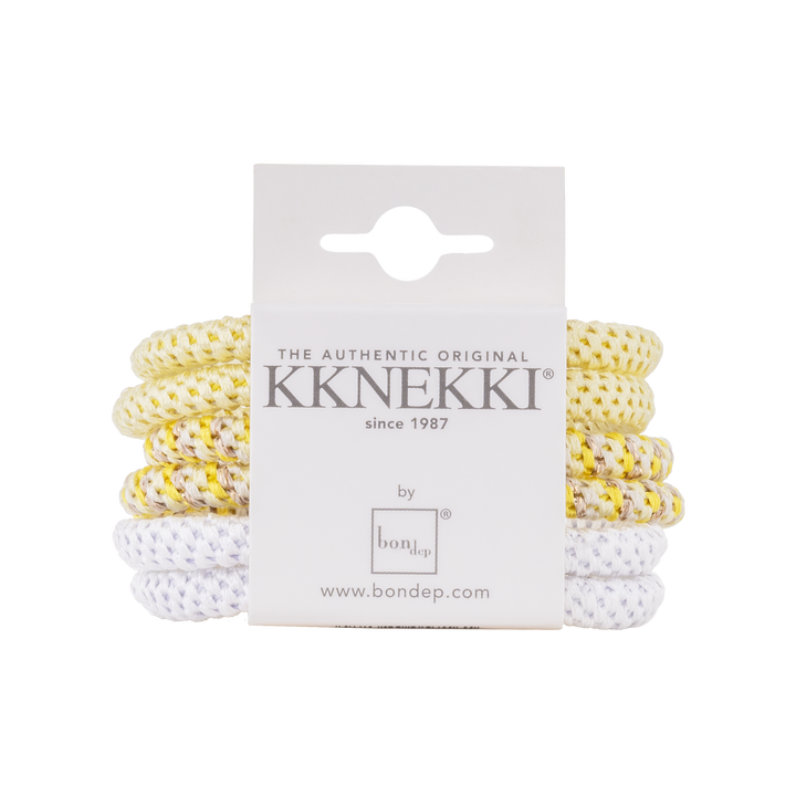 KKNEKKI Gelb-Weiß - 6er Slim Bundle 16 (161)