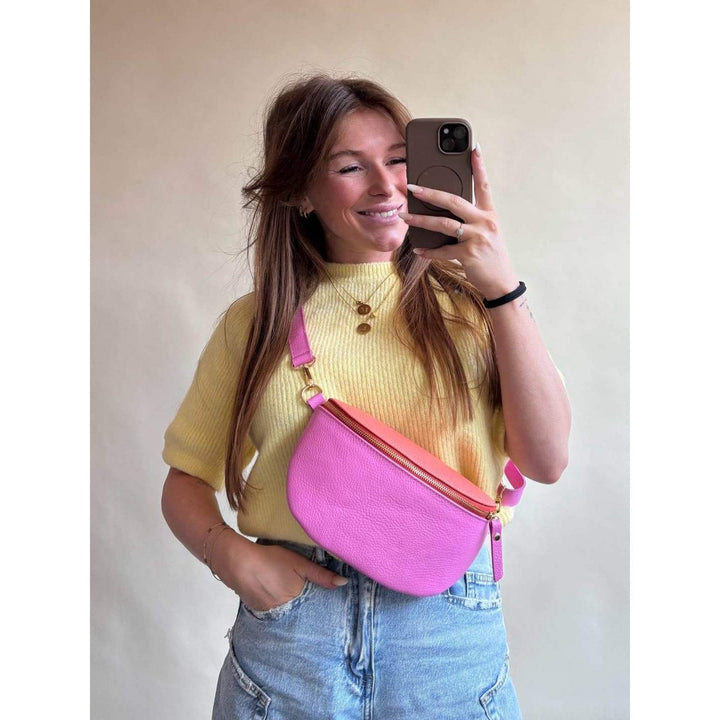 Crossbody Bag NELLY - Hüfttasche Leder