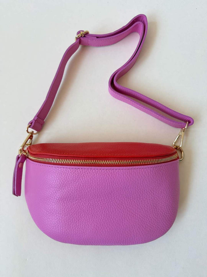 Crossbody Bag NELLY - Hüfttasche Leder
