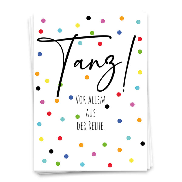 Tanz! Vor allem aus der Reihe - Postkarte 1112