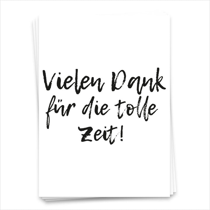 Vielen Dank für die tolle Zeit! - Postkarte 1629
