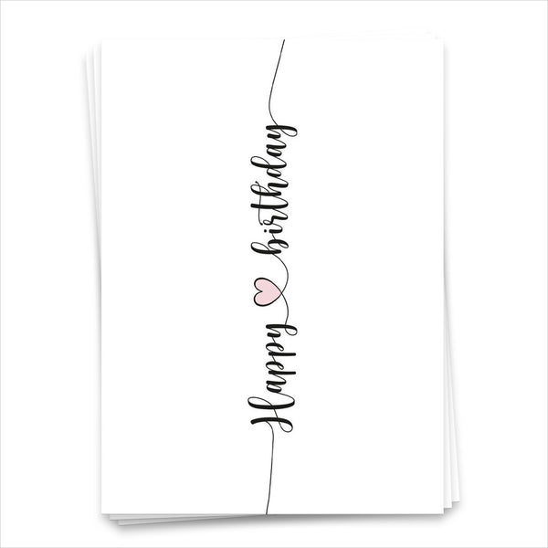 Happy birthday - Postkarte 1727