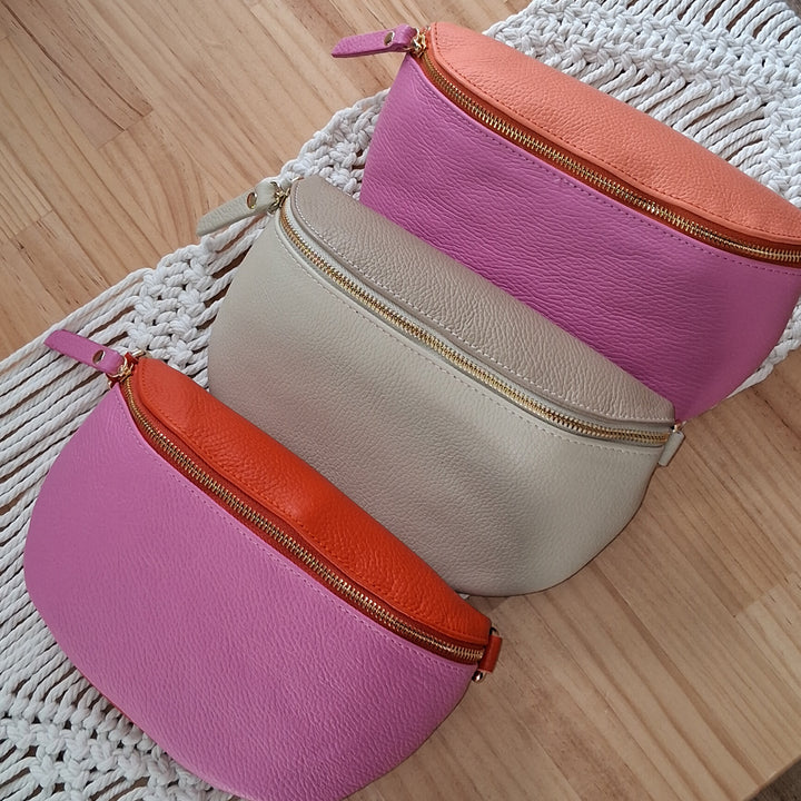 Crossbody Bag NELLY - Hüfttasche Leder