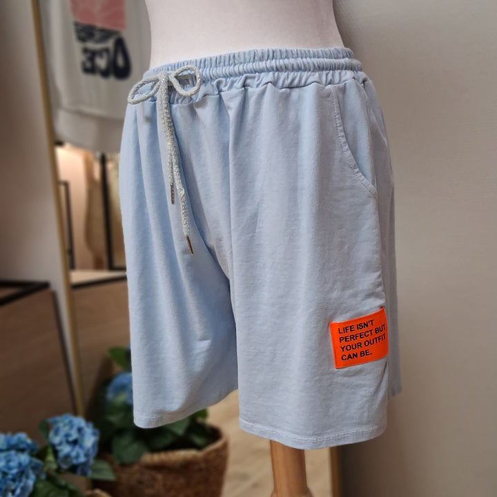 Shorts - kurze Hose - Statement Patch Neon - div. Farben