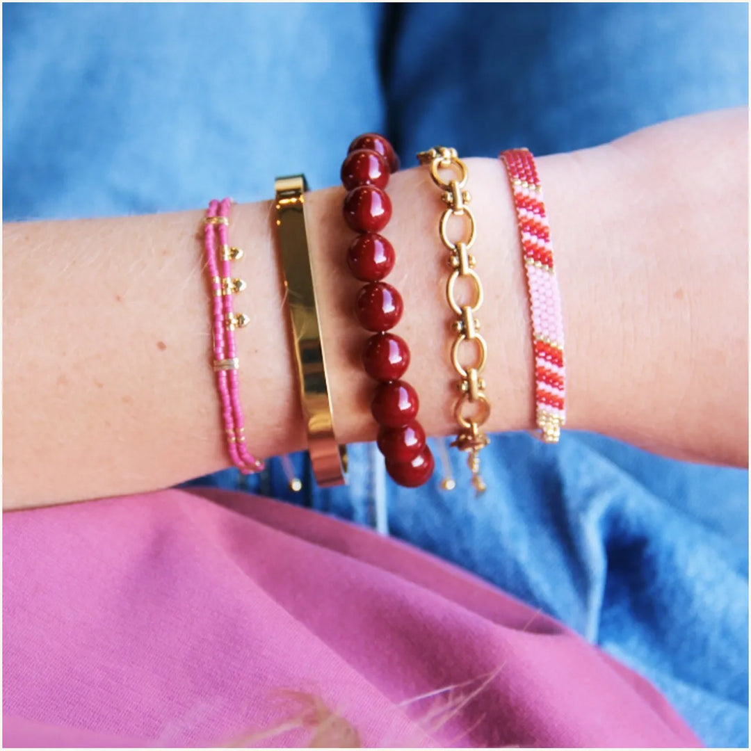 Armband - Kettenglieder OVAL Small - Gold