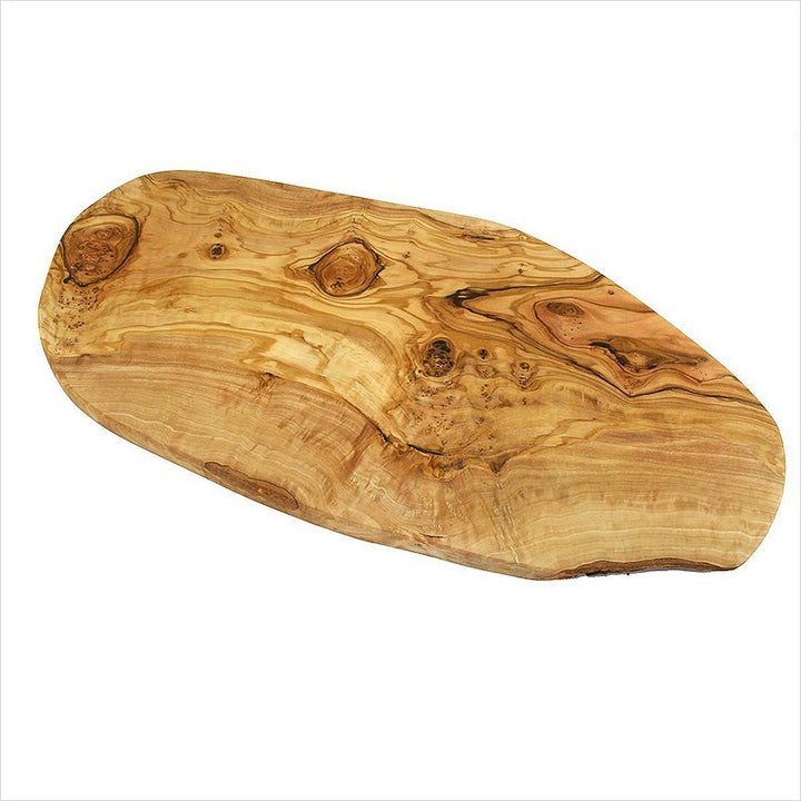 Schneidebrett RUSTIKAL aus Olivenholz (L25-29cm)