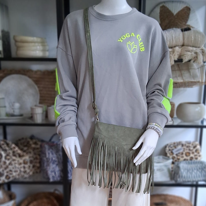 FASHION Bundle - Pulli YOGA CLUB + Fransentasche + 3x Original KKNEKKI