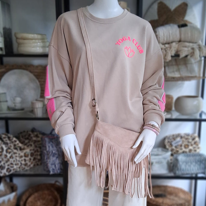 FASHION Bundle - Pulli YOGA CLUB + Fransentasche + 3x Original KKNEKKI