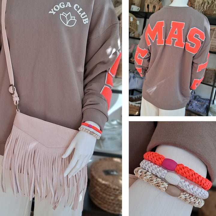 FASHION Bundle - Pulli YOGA CLUB + Fransentasche + 3x Original KKNEKKI