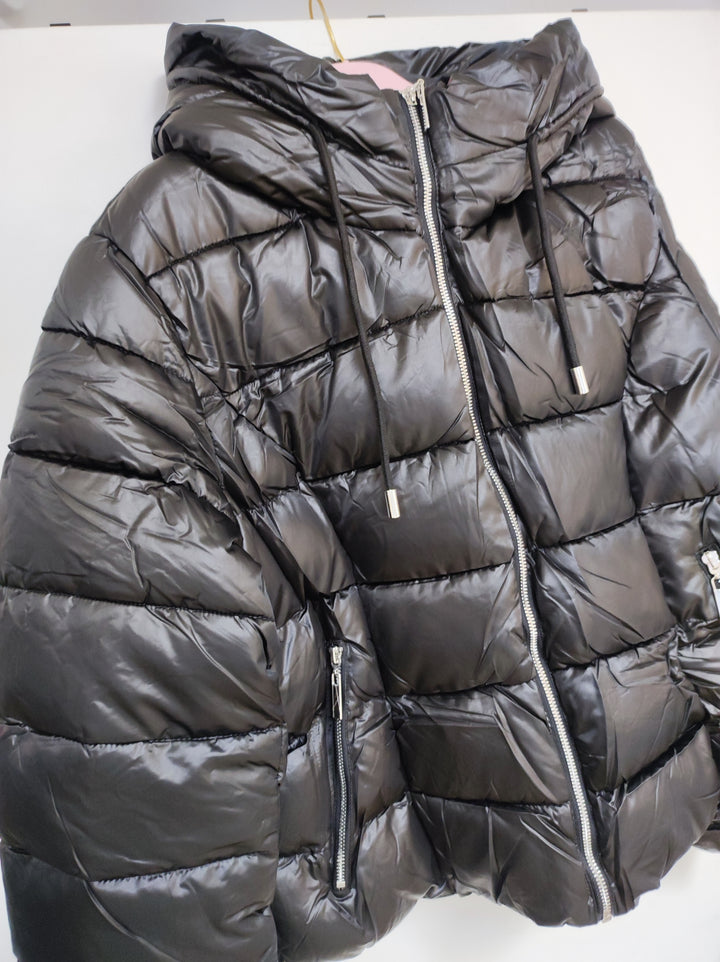 Jacke - Steppjacke - Pufferjacke - kurz, schwarz - 2XL/3XL