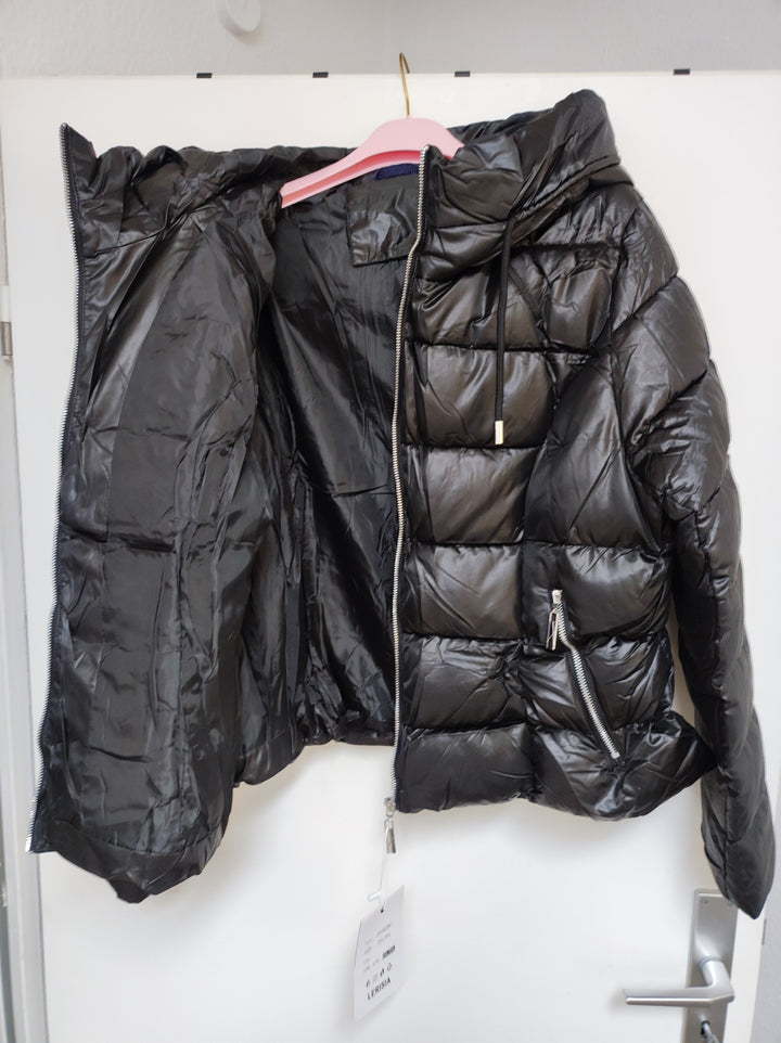 Jacke - Steppjacke - Pufferjacke - kurz, schwarz - 2XL/3XL