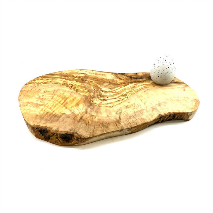 Vesperbrett RUSTIKAL mit Loch für Frühstücksei (L30-34cm)