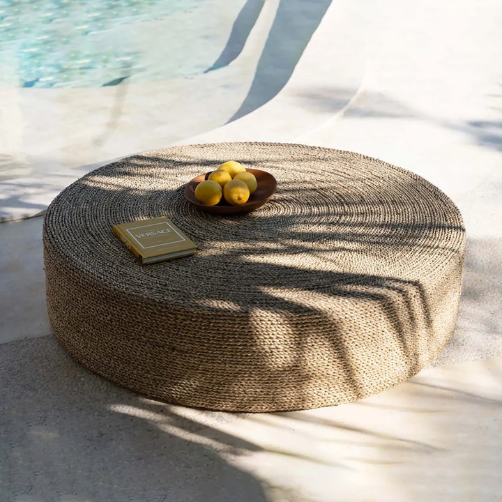 DER RIESIGE POUF - Sitzhocker - Couchtisch - Natur