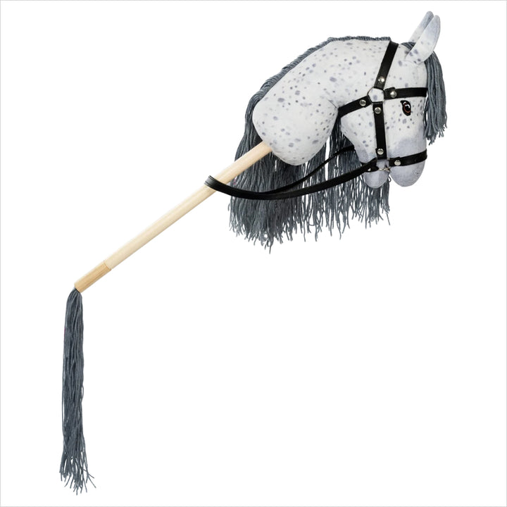 Steckenpferd STAR grau gefleckt