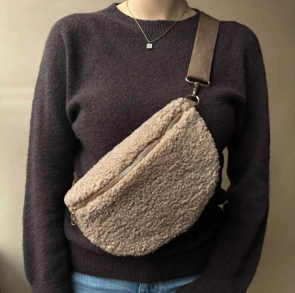 Tasche HARPER - Hipbag/Crossbody Bag - Teddy - braun