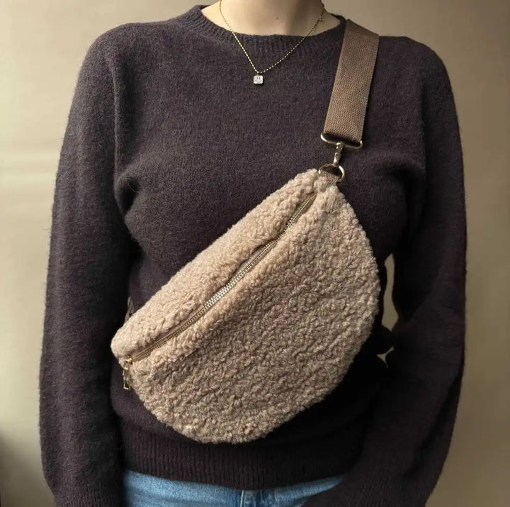 Tasche HARPER - Hipbag/Crossbody Bag - Teddy - braun