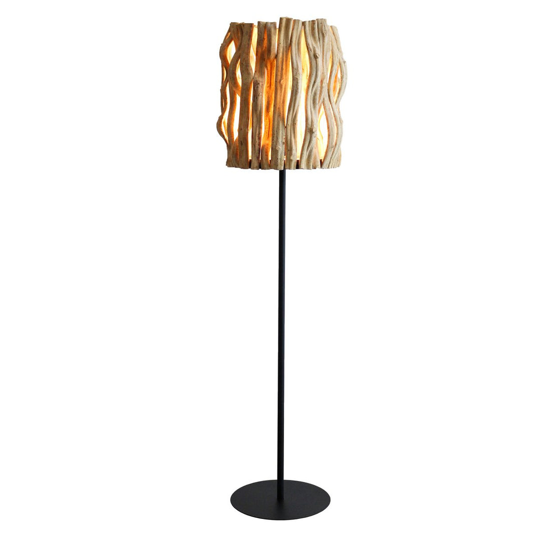 Stehleuchte WALT - Deko Lampe - Treibholz Natur 140cm