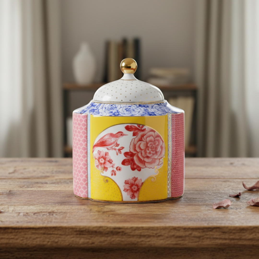 Storage Jar small ROYAL YELLOW