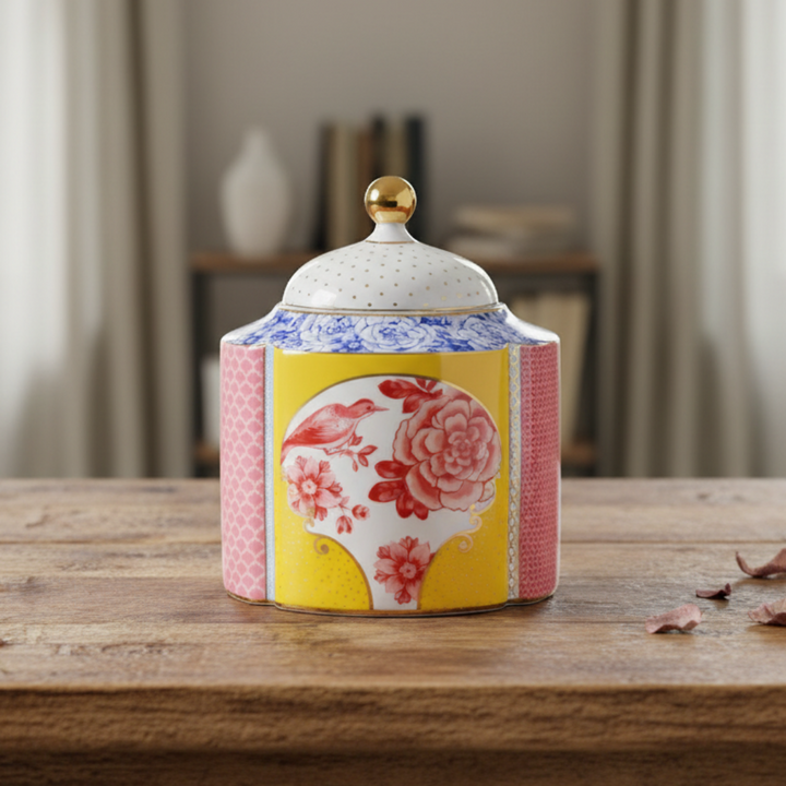 Storage Jar small ROYAL YELLOW