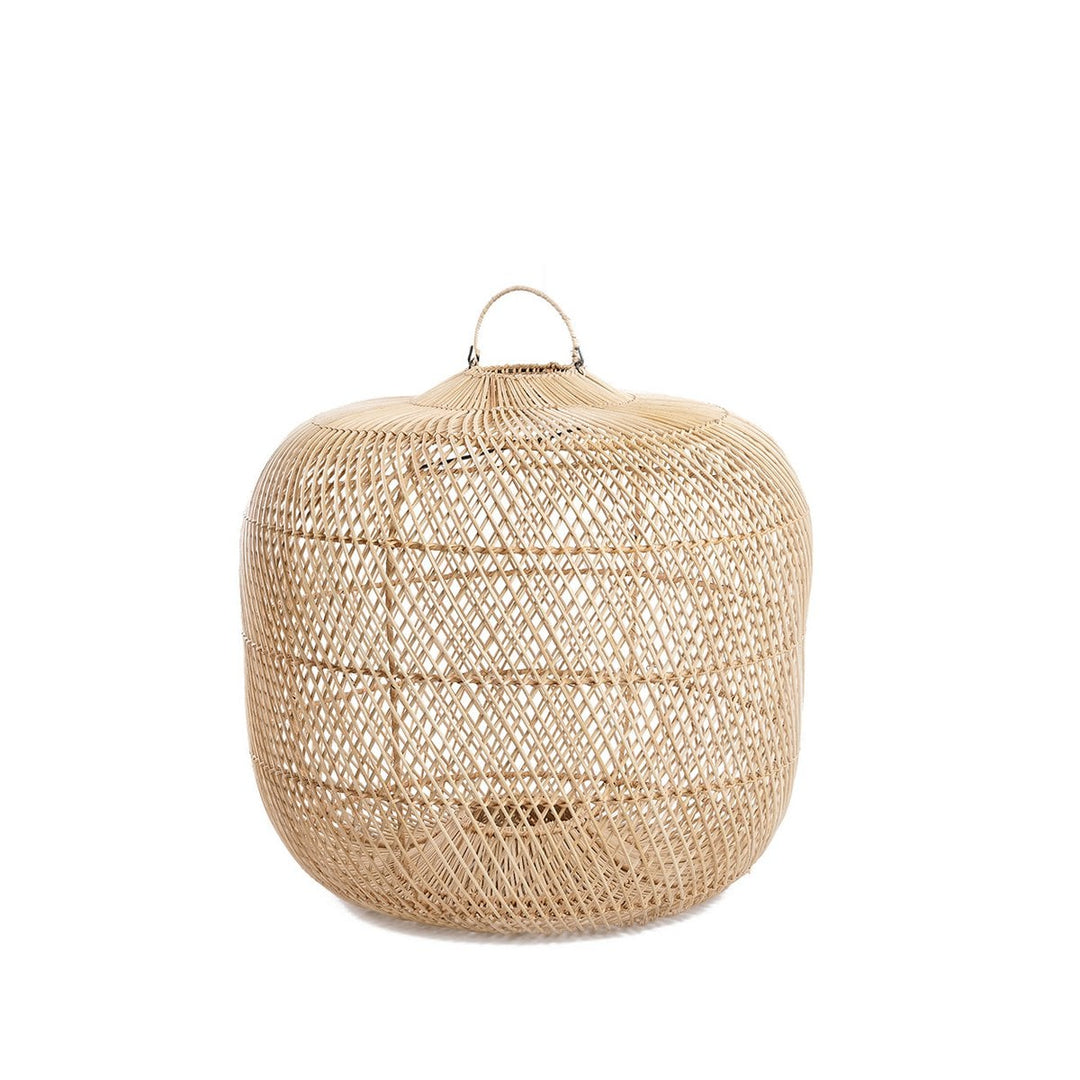 BATU BOLONG Lampenschirm - Bodenlampe - Natur M
