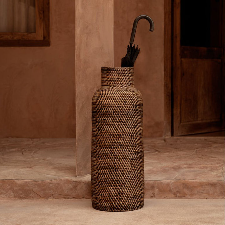 COLONIAL Korb - Regenschirmständer - Bodenvase - Naturbraun