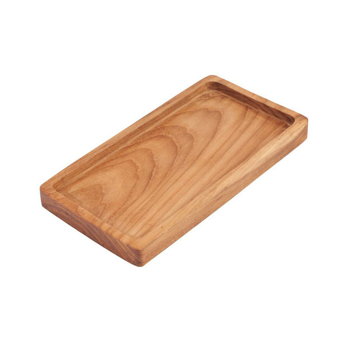 GORMANDIZE Tablett S - Teakholz Dekotablett
