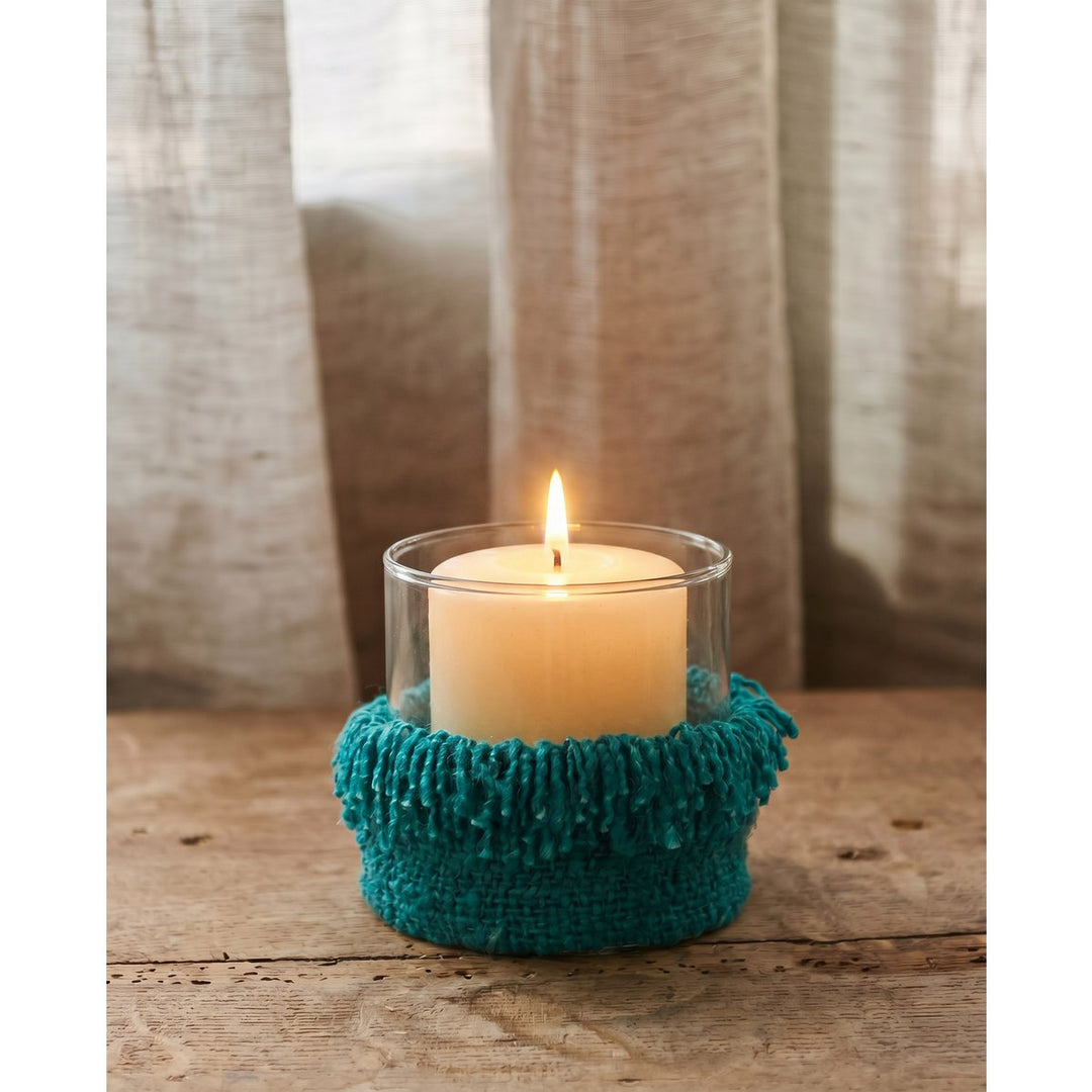 OH MY GEE Kerzenhalter XL Aqua - Windlicht