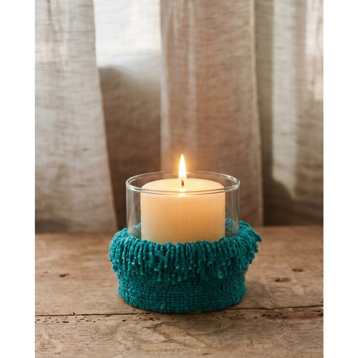OH MY GEE Kerzenhalter XL Aqua - Windlicht