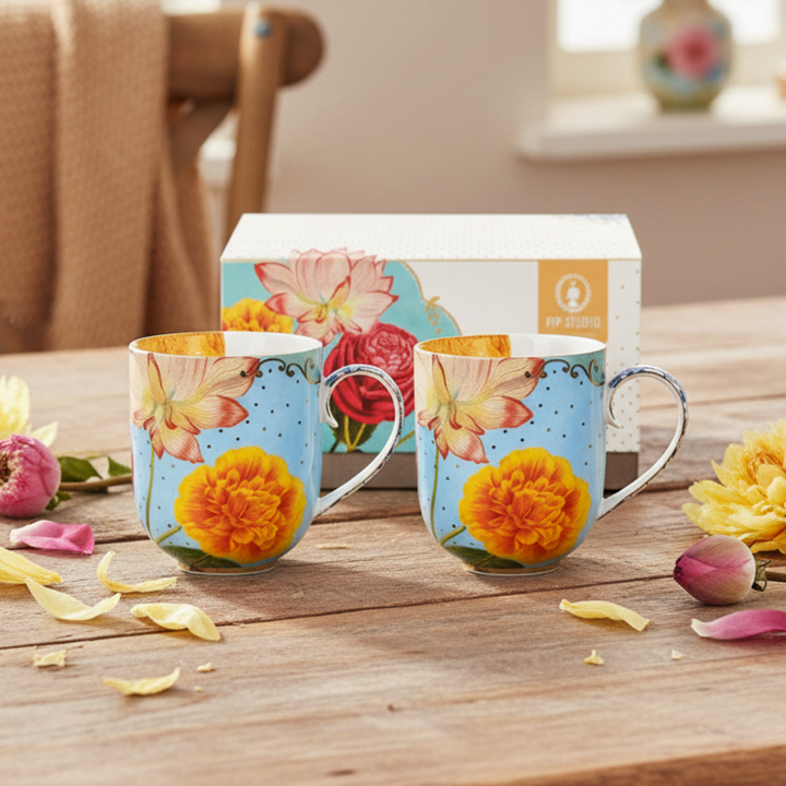 Tassen groß 2er-Set ROYAL FLOWERS