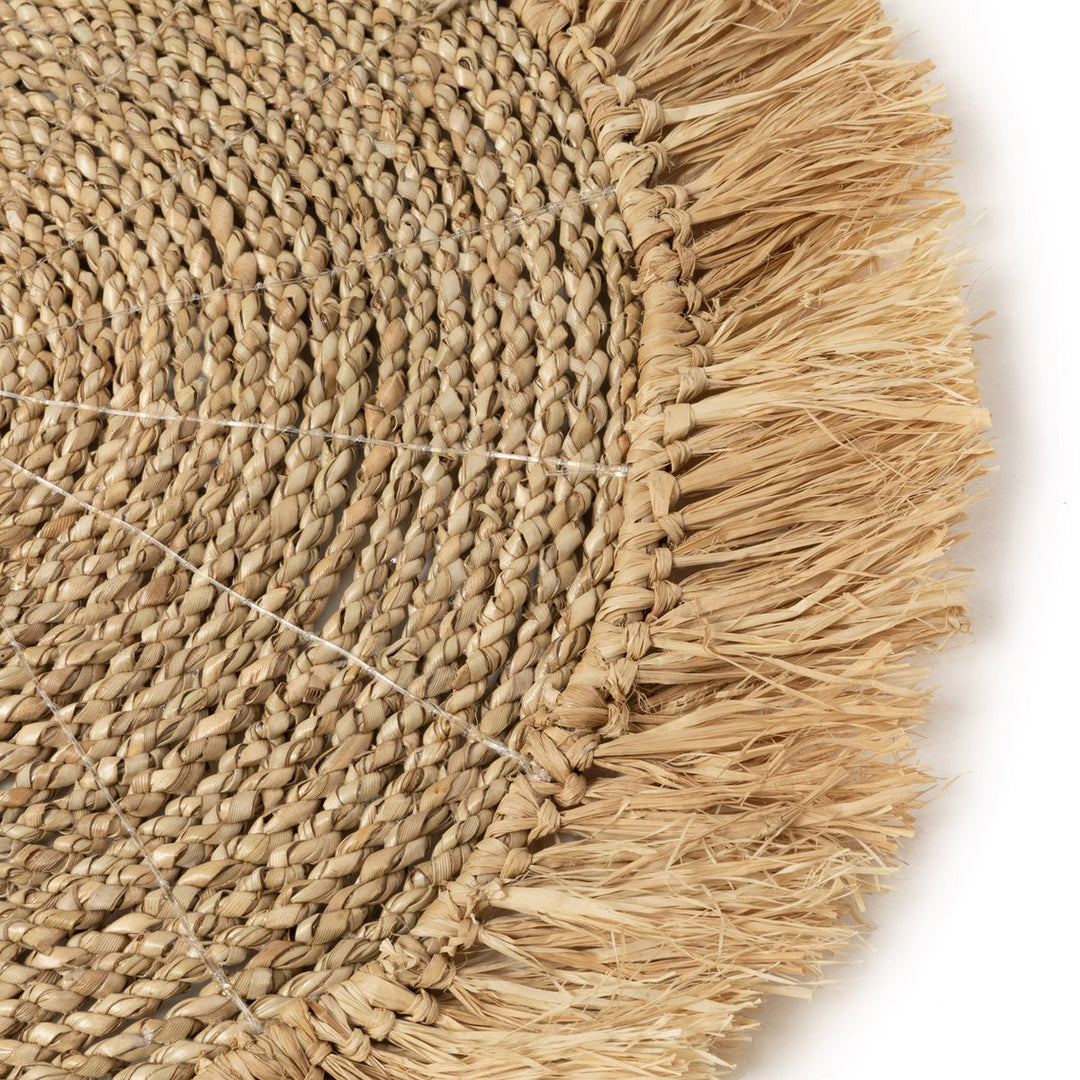 SEAGRASS RAFFIA Platzset mit Fransen - Tischset - Dekomatte