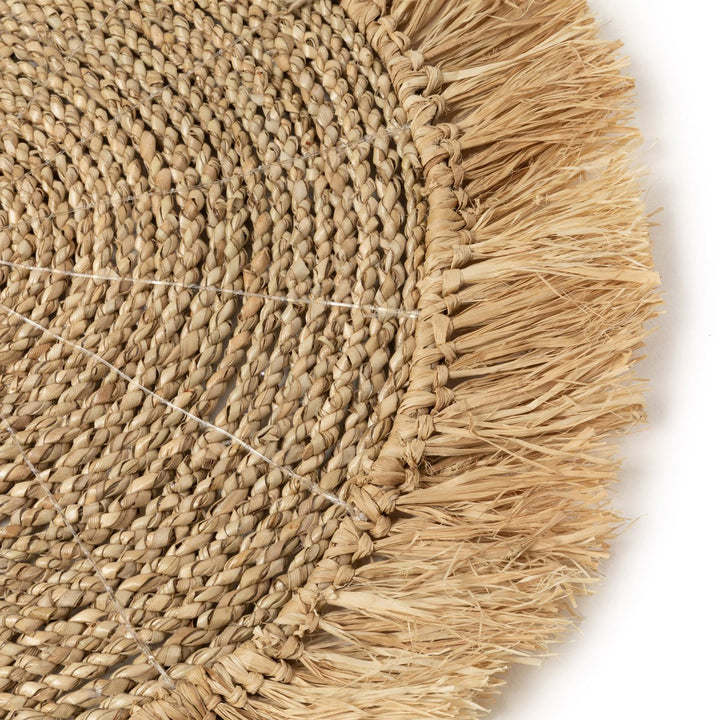 SEAGRASS RAFFIA Platzset mit Fransen - Tischset - Dekomatte