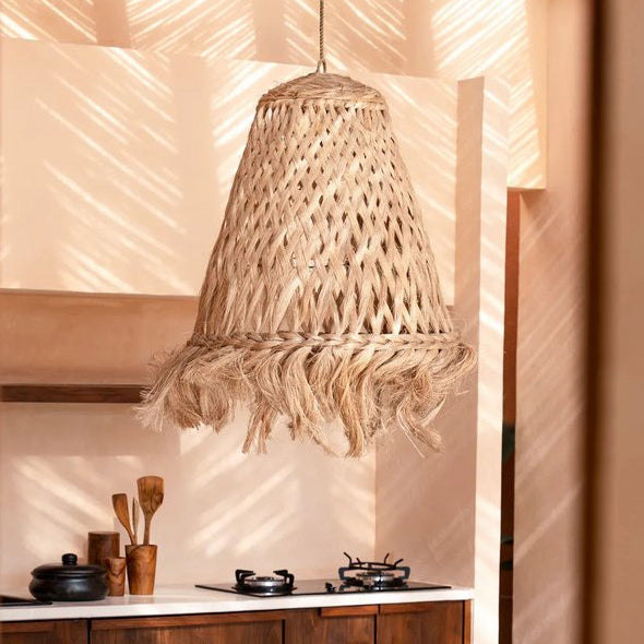 JELLY FISH Lampenschirm - Abaca Natur L