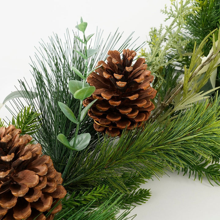 Girlande "Bonita" - Weihnachtsdeko mit Tannengrün & Zapfen – L178 cm