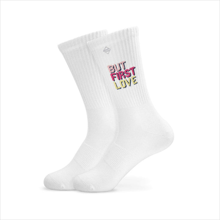 Socken BUT FIRST LOVE