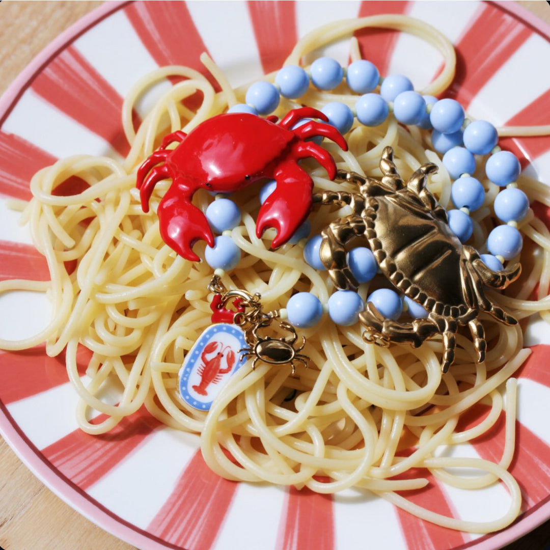 Charm CRAB Gold - Kettenanhänger