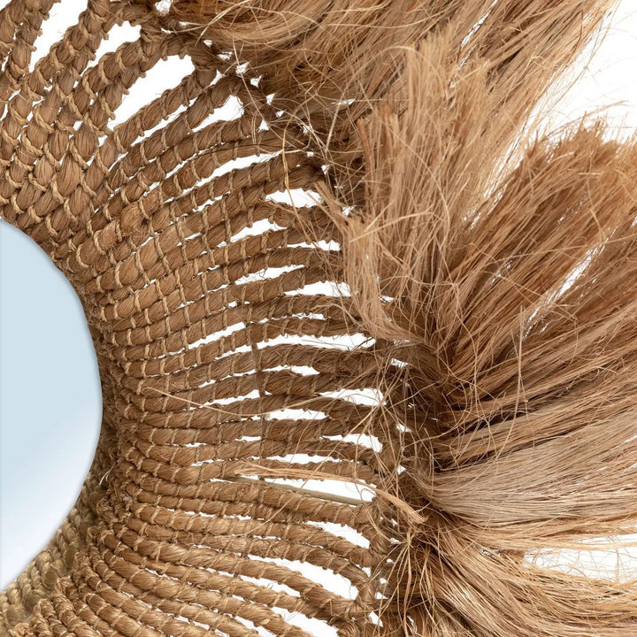SOLOMON Spiegel - Wanddekor - Abaca Natur