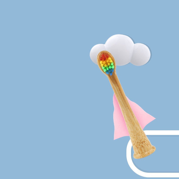 Sonicare Bürstenköpfe - Kinder | 8 Stück | Regenbogen  - nachhaltig aus Bambus