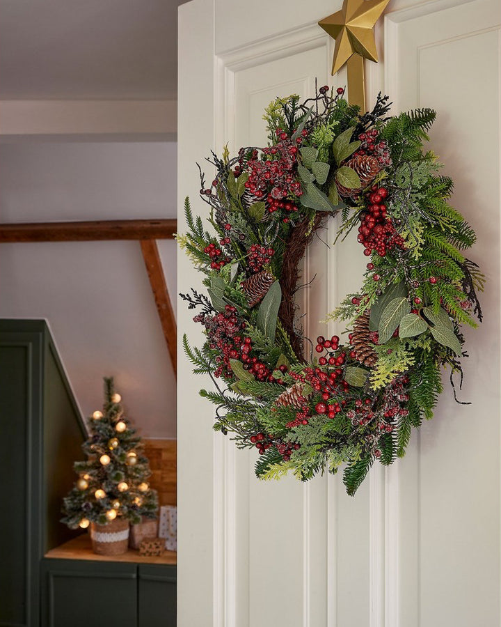 Kranz "Bodi" - Weihnachtsdeko mit Kiefernzapfen - Ø40cm