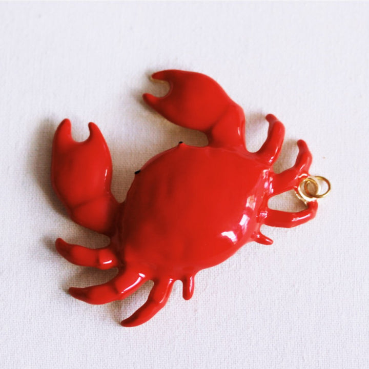 Charm CRAB Rot - Kettenanhänger