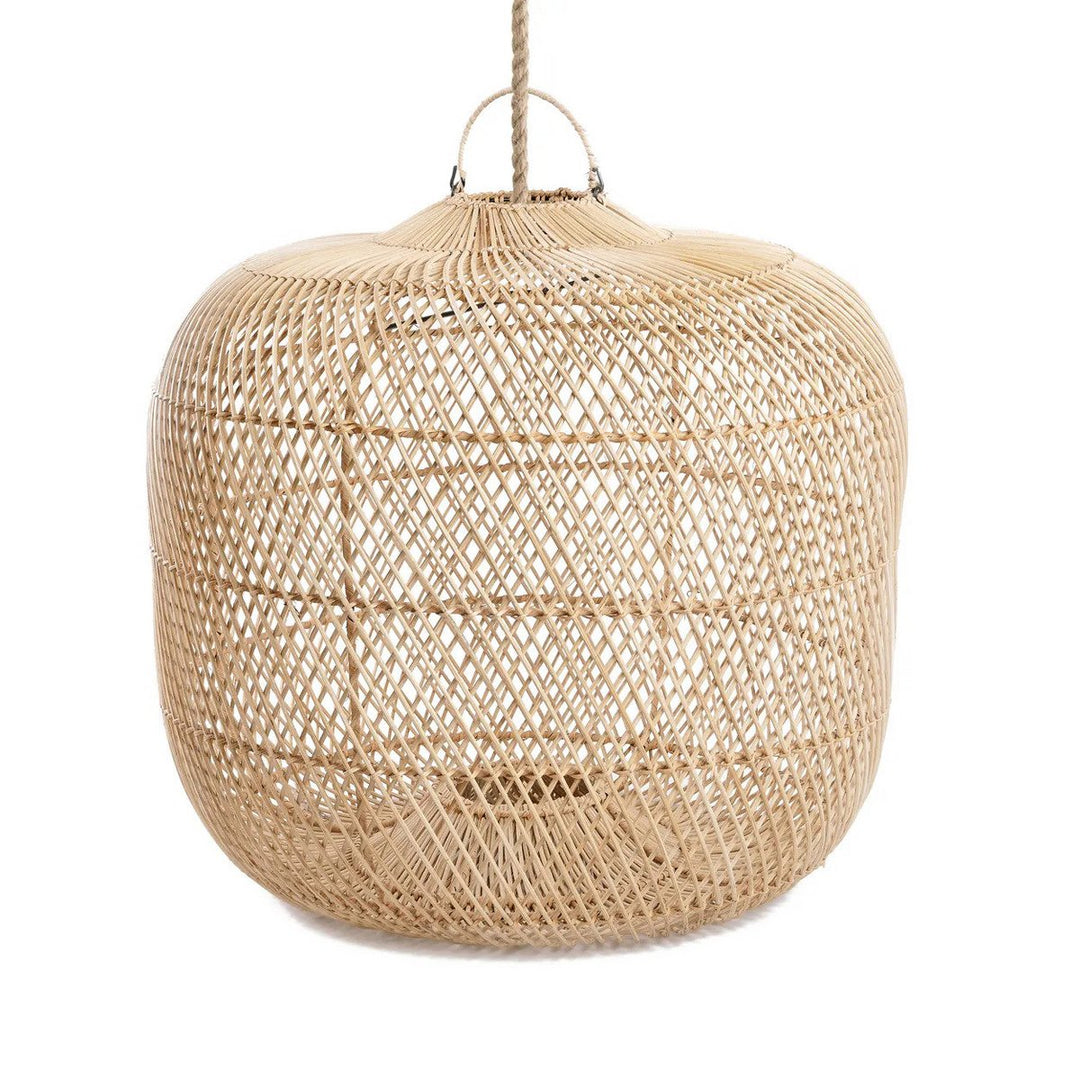 BATU BOLONG Lampenschirm - Bodenlampe - Natur M
