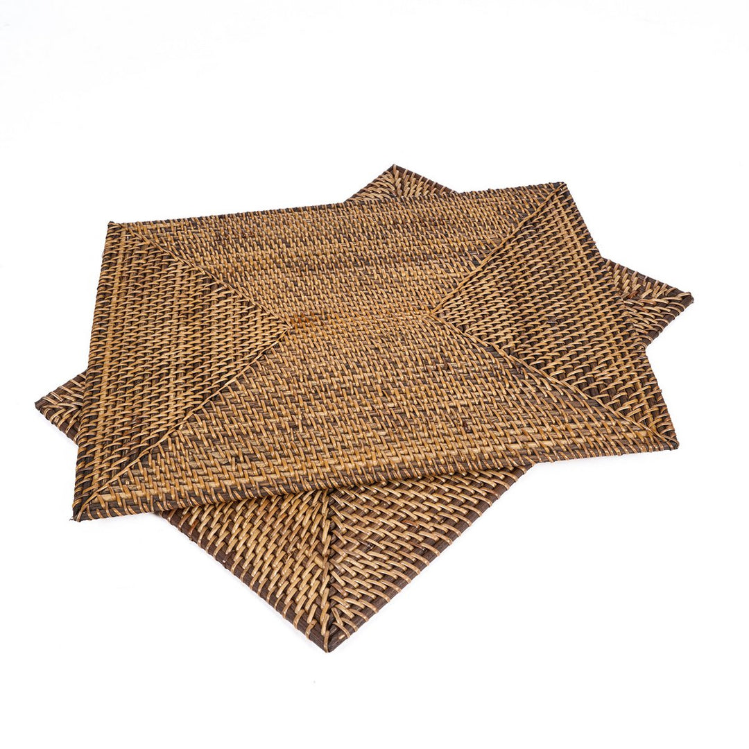COLONIAL Tischset - Platzset - Dekomatte - rechteckig Naturbraun