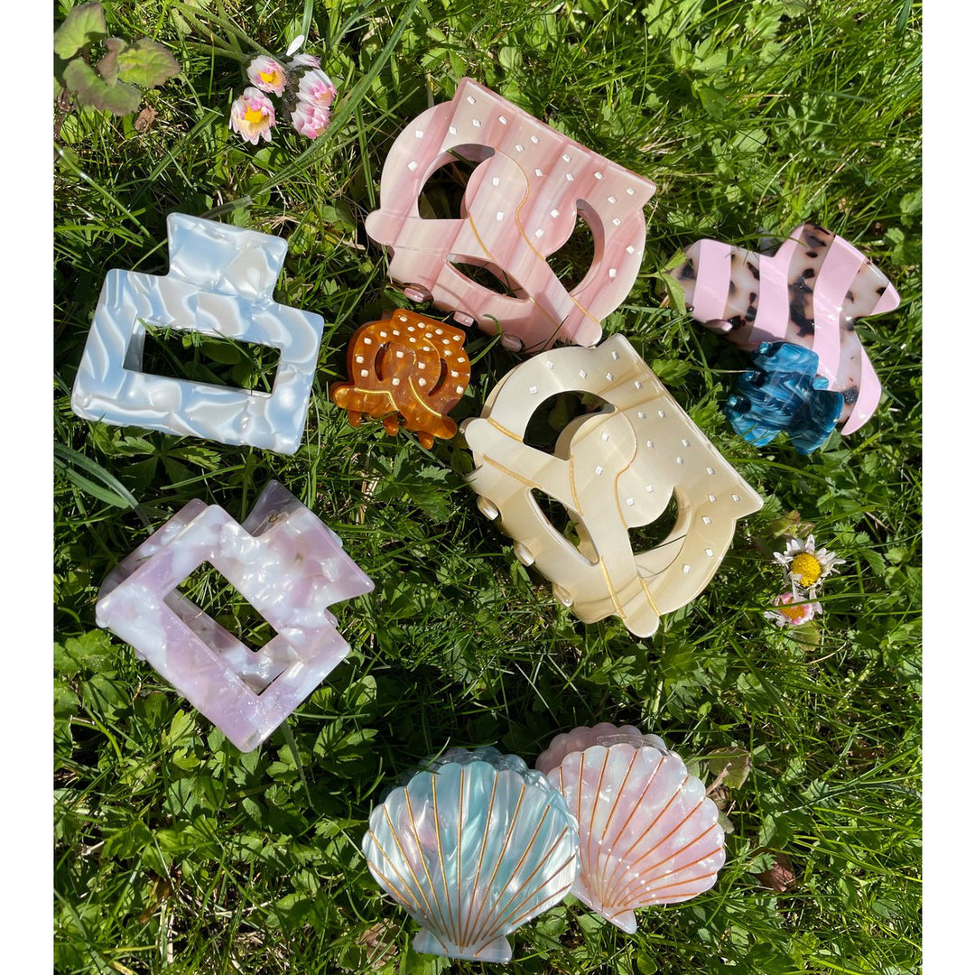Haarklammer Square Art – Design-Haarclip mit zeitloser Eleganz